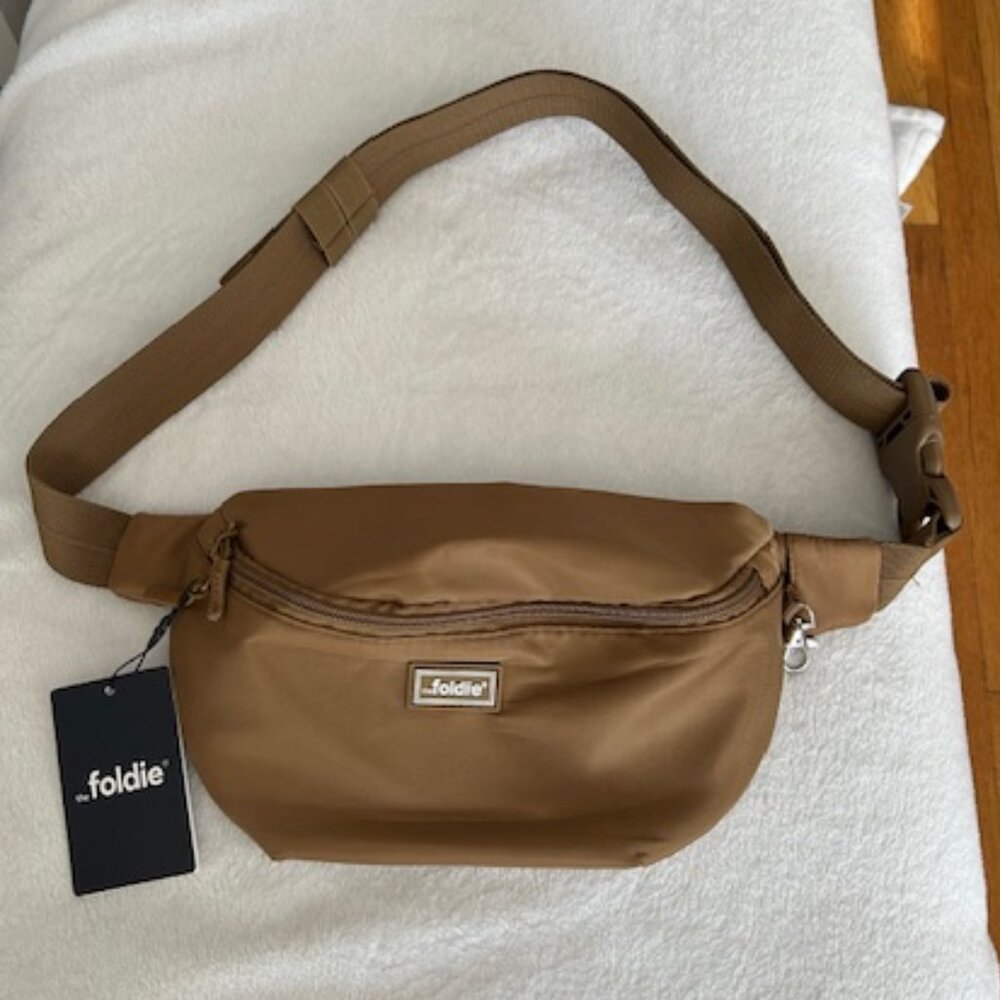 *NEW* The Foldie® Crossbody bag in Cognac
